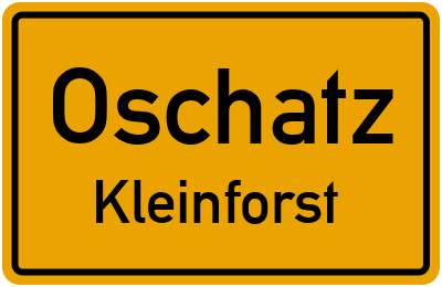 Straßenverzeichnis Oschatz Kleinforst