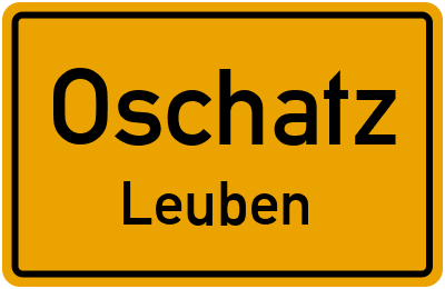 Straßenverzeichnis Oschatz Leuben