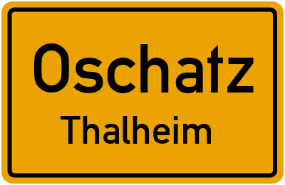 Straßenverzeichnis Oschatz Thalheim