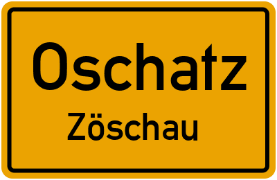 Straßenverzeichnis Oschatz Zöschau