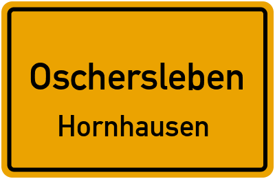 Straßenverzeichnis Oschersleben Hornhausen