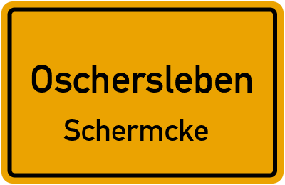 Straßenverzeichnis Oschersleben Schermcke