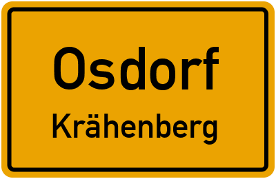 Straßenverzeichnis Osdorf Krähenberg