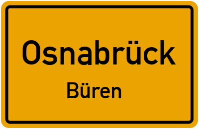 Straßenverzeichnis Osnabrück Büren