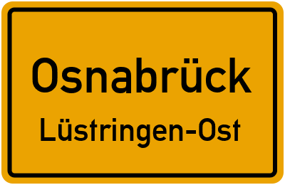 Straßenverzeichnis Osnabrück Lüstringen-Ost