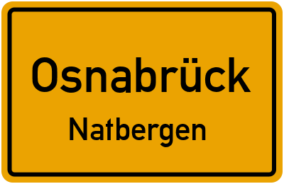 Straßenverzeichnis Osnabrück Natbergen