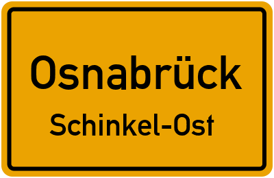 Ortsschild Osnabrück Schinkel-Ost