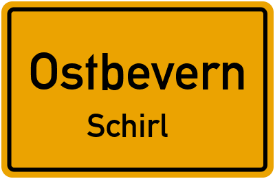 Straßenverzeichnis Ostbevern Schirl