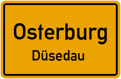 Straßenverzeichnis Osterburg Düsedau