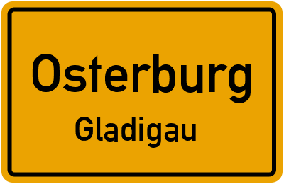 Straßenverzeichnis Osterburg Gladigau