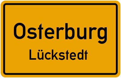 Straßenverzeichnis Osterburg Lückstedt