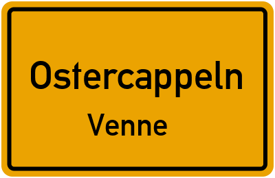 Straßenverzeichnis Ostercappeln Venne