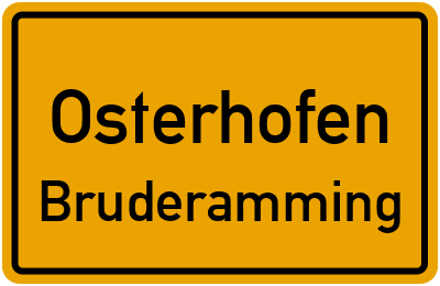 Straßenverzeichnis Osterhofen Bruderamming