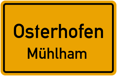 Straßenverzeichnis Osterhofen Mühlham
