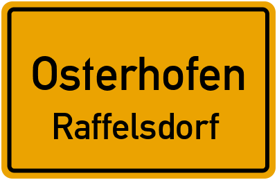 Straßenverzeichnis Osterhofen Raffelsdorf