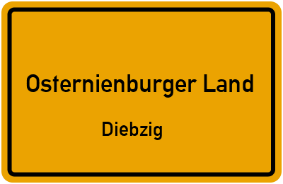 Straßenverzeichnis Osternienburger Land Diebzig