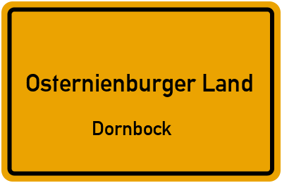 Straßenverzeichnis Osternienburger Land Dornbock
