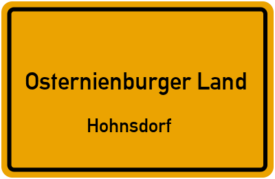 Straßenverzeichnis Osternienburger Land Hohnsdorf