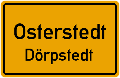 Straßenverzeichnis Osterstedt Dörpstedt