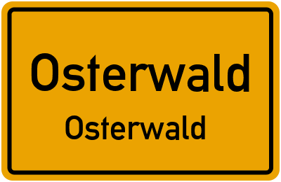 Straßenverzeichnis Osterwald Osterwald