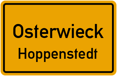 Straßenverzeichnis Osterwieck Hoppenstedt
