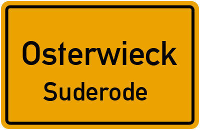 Straßenverzeichnis Osterwieck Suderode