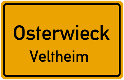 Straßenverzeichnis Osterwieck Veltheim