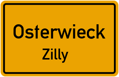Straßenverzeichnis Osterwieck Zilly