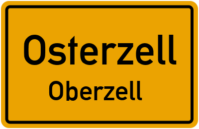 Straßenverzeichnis Osterzell Oberzell