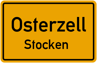 Straßenverzeichnis Osterzell Stocken