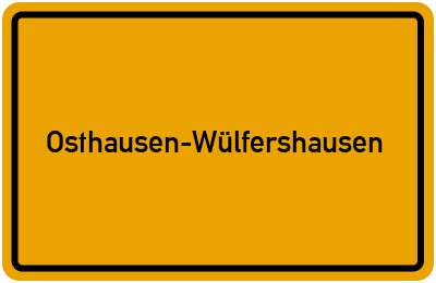 Osthausen-Wülfershausen in Thüringen erkunden