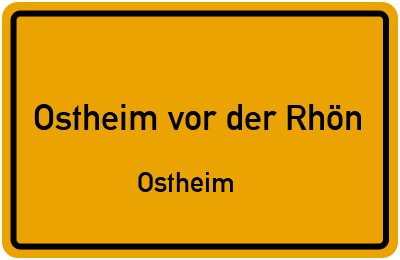 Ostheim vor der Rhön