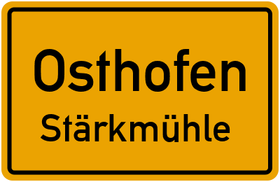 Straßenverzeichnis Osthofen Stärkmühle