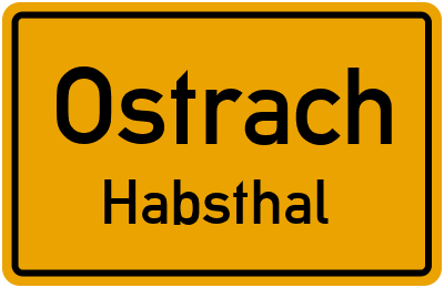 Straßenverzeichnis Ostrach Habsthal