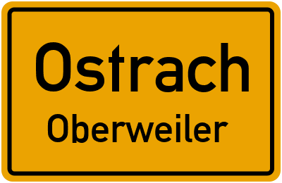 Straßenverzeichnis Ostrach Oberweiler