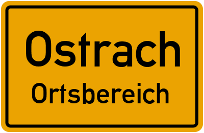 Straßenverzeichnis Ostrach Ortsbereich