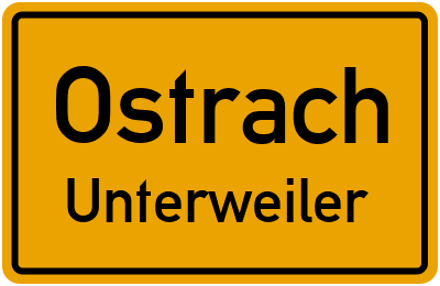 Straßenverzeichnis Ostrach Unterweiler