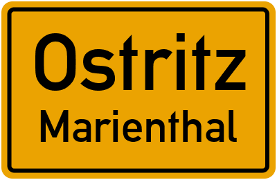 Straßenverzeichnis Ostritz Marienthal