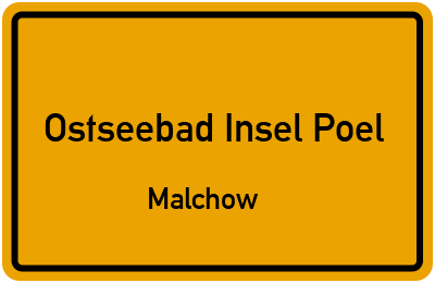 Straßenverzeichnis Ostseebad Insel Poel Malchow