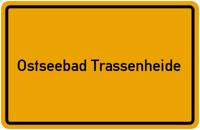 Branchenbuch Ostseebad Trassenheide, Mecklenburg-Vorpommern