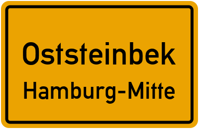 Straßenverzeichnis Oststeinbek Hamburg-Mitte
