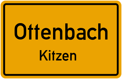 Straßenverzeichnis Ottenbach Kitzen