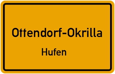 Straßenverzeichnis Ottendorf-Okrilla Hufen