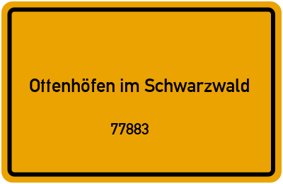 77883 Ottenhöfen im Schwarzwald