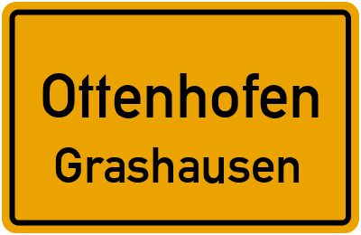 Straßenverzeichnis Ottenhofen Grashausen