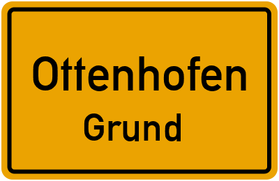 Straßenverzeichnis Ottenhofen Grund