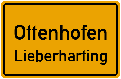 Straßenverzeichnis Ottenhofen Lieberharting