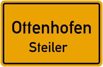 Straßenverzeichnis Ottenhofen Steiler