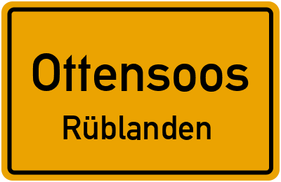 Straßenverzeichnis Ottensoos Rüblanden