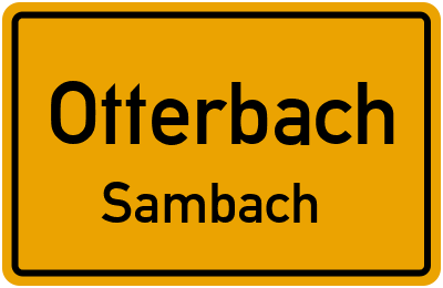 Straßenverzeichnis Otterbach Sambach